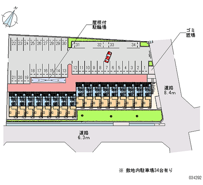 レオパレス彦根 月極駐車場