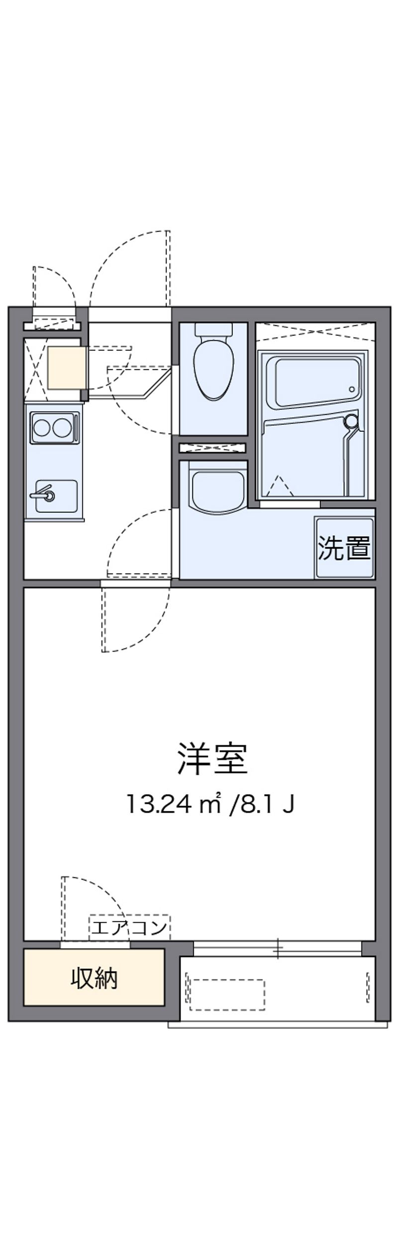 レオネクストおとがわⅡ 間取図