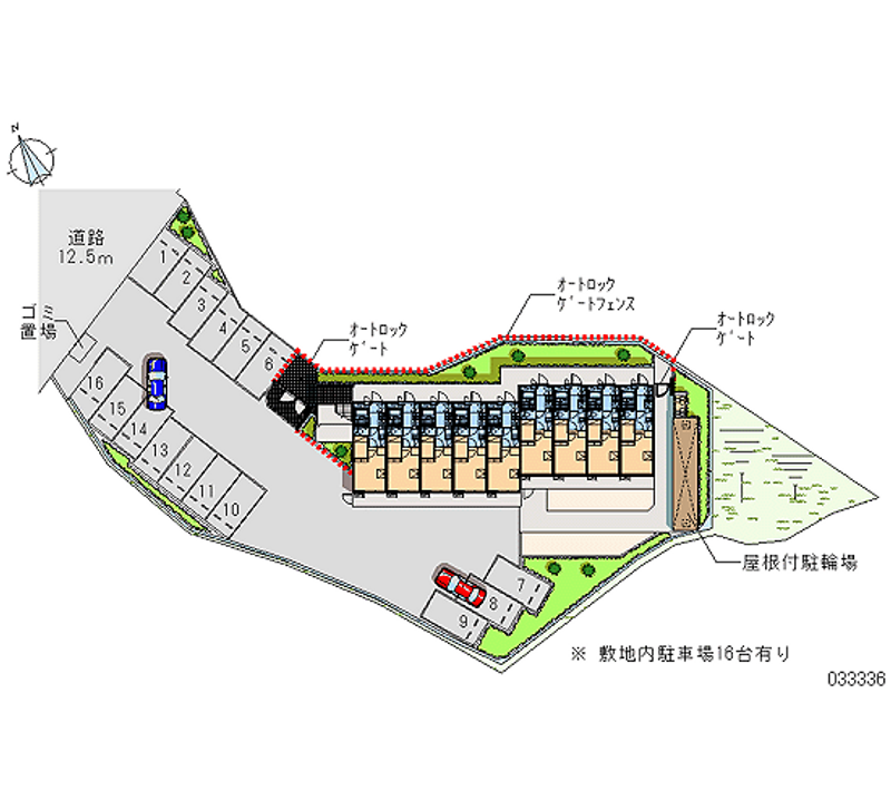 33336月租停車場