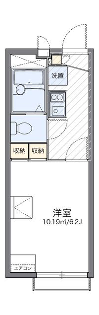 レオパレスコスモオーラ 間取り図