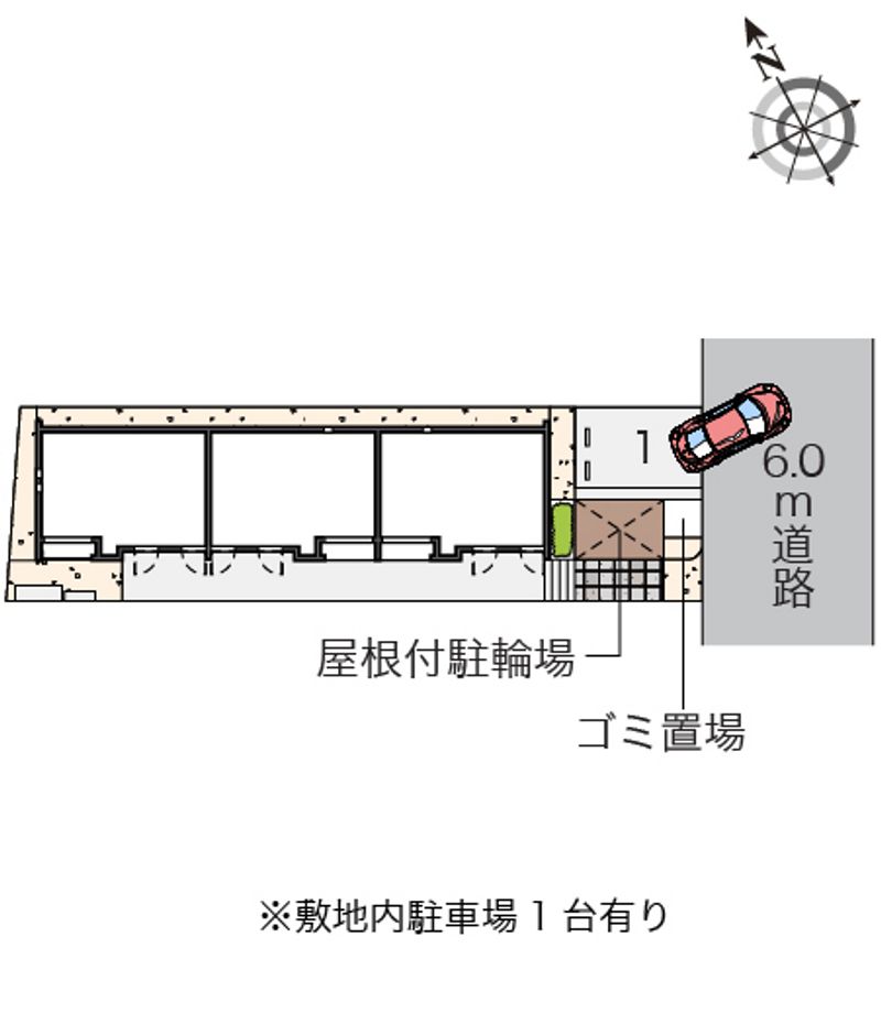 クレイノＦＩＶＥＲ　ＨＩＬＬＳ 配置図