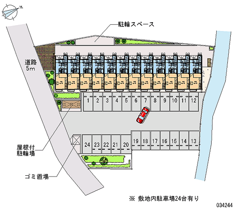 レオパレス丹荘 区画図
