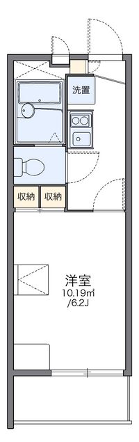 レオパレスアルシオネ 間取り図