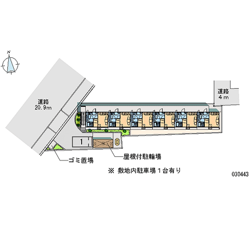 レオパレス柳都 区画図