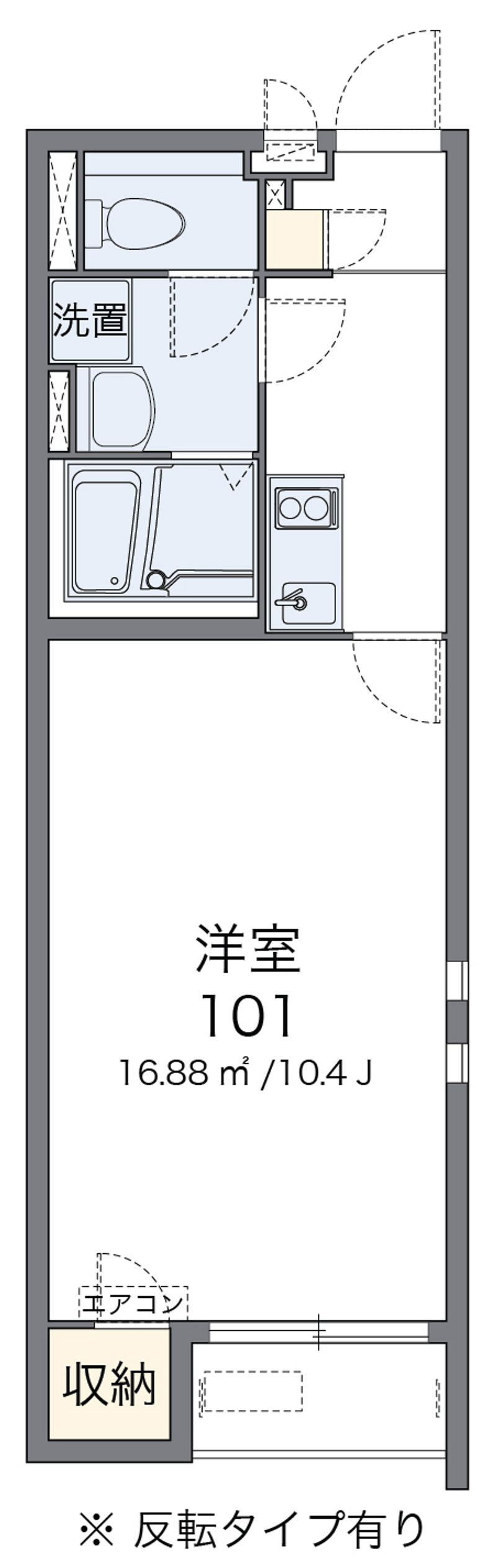 クレイノＣＩＥＬ 間取図