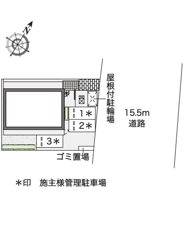 レオパレスコーリン 配置図