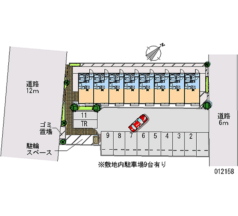 12158 Monthly parking lot