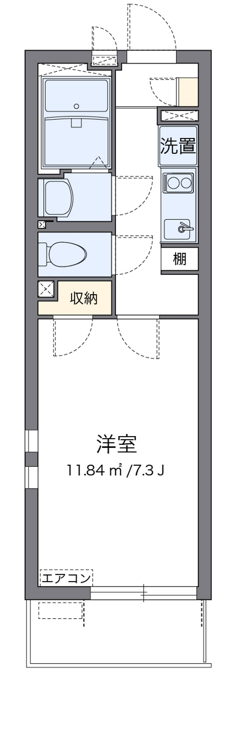 クレイノベルウッドⅡ　広川 間取り