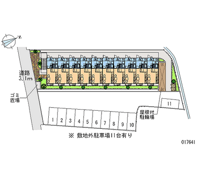 17641 bãi đậu xe hàng tháng