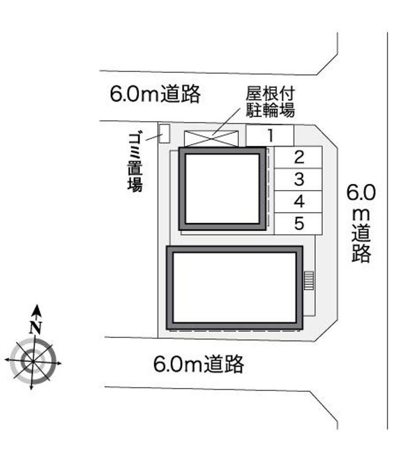 レオパレス谷山 配置図