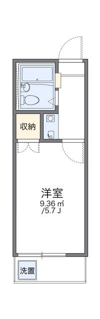 レオパレス東戸塚ヒルズ 間取り図