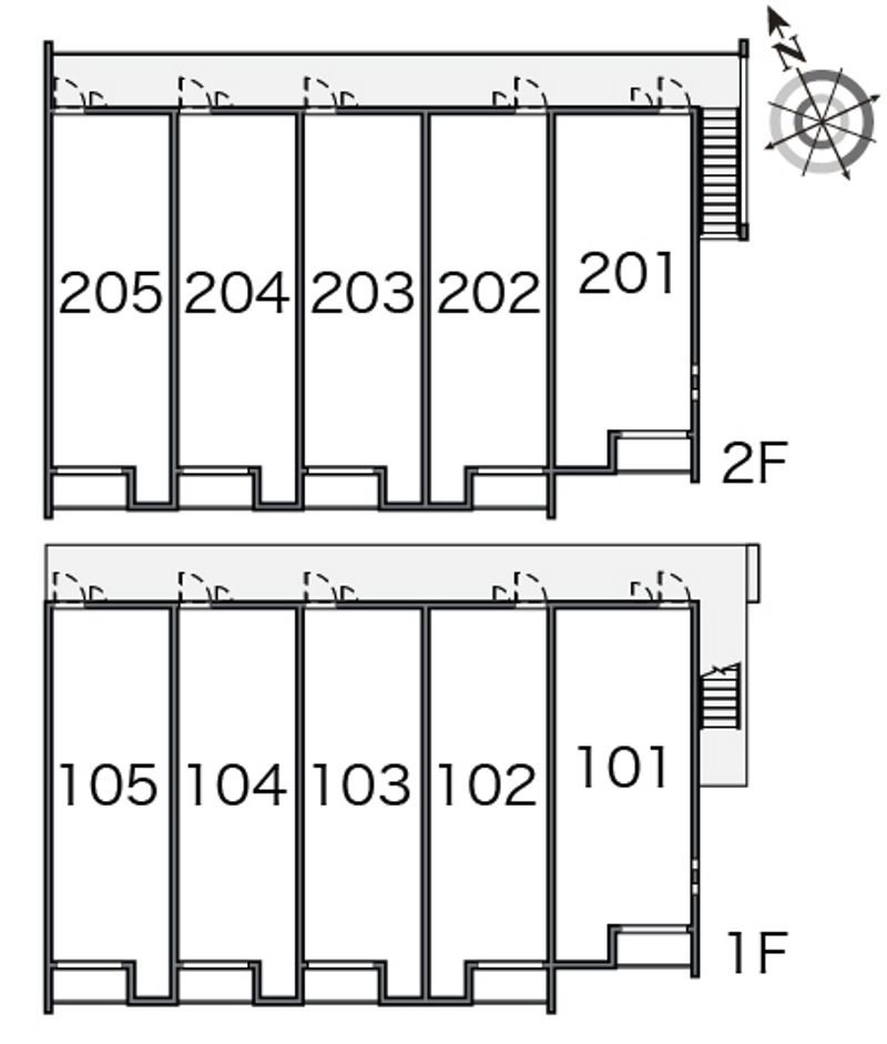 クレイノブロッケン 間取配置図