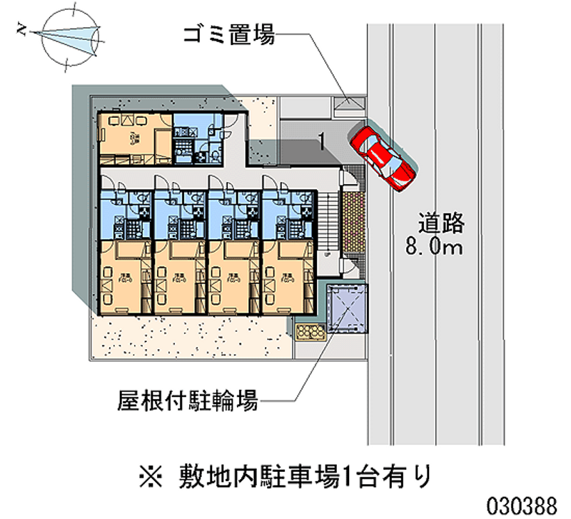 レオパレスタキオン 区画図
