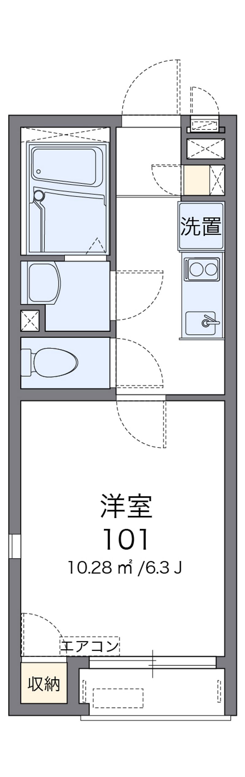 レオネクストグリーンフォレスト 間取図