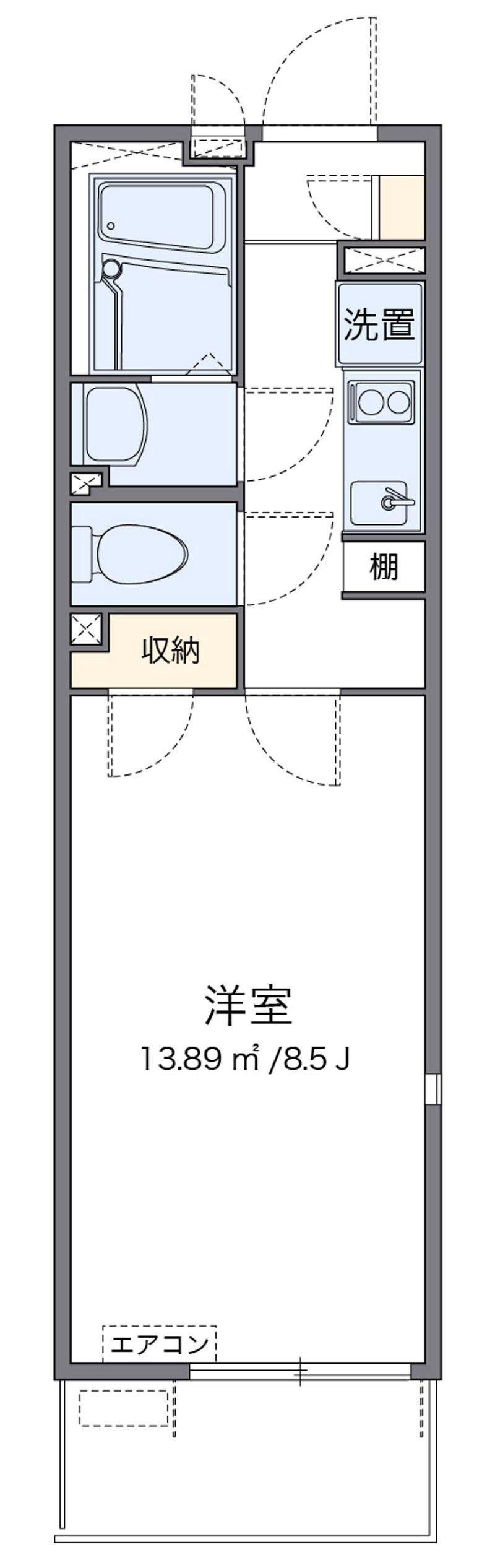 レオネクスト北鴻巣Ⅱ 間取図