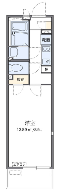 レオネクスト北鴻巣Ⅱ 間取り図