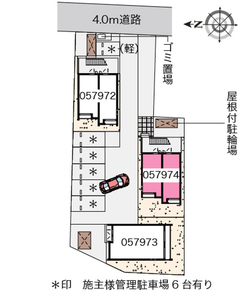 クレイノひまわりＣ 配置図