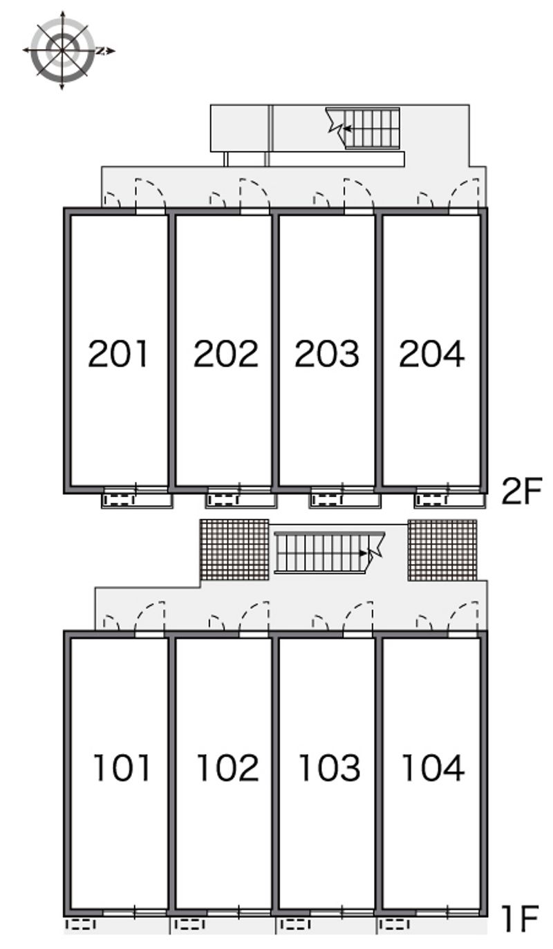 レオパレスカーツ 間取り配置図