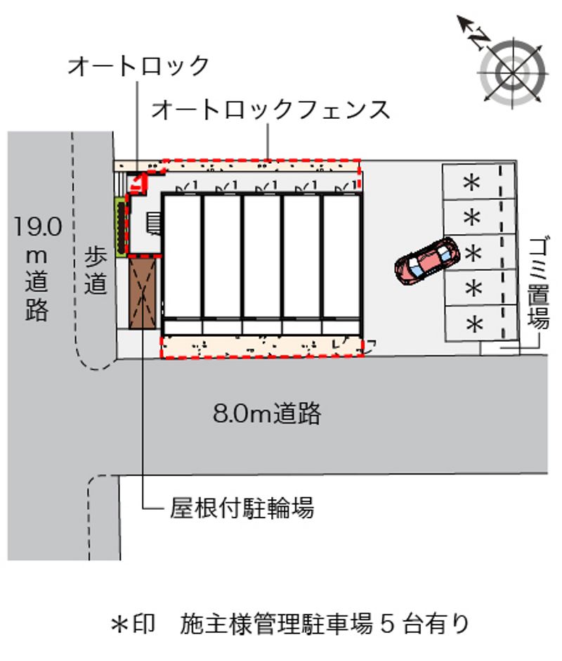 クレイノきよみ通り 配置図