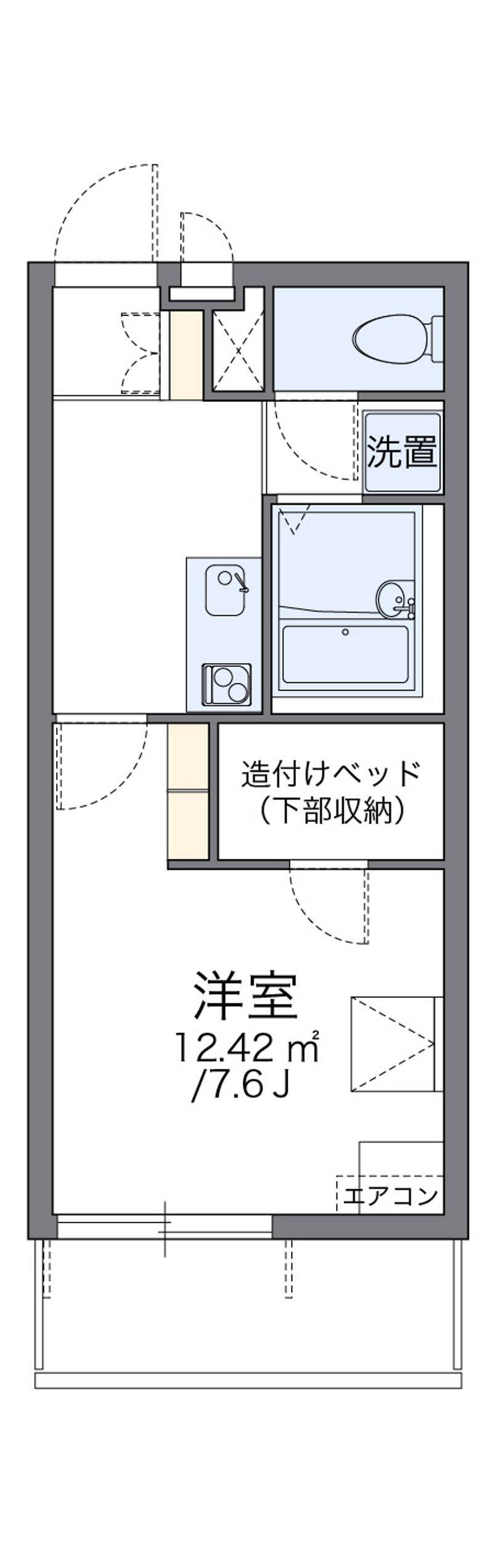 レオパレスサンピエスタ 間取図