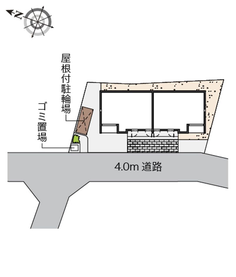 レオネクストリルハウスⅡ 配置図