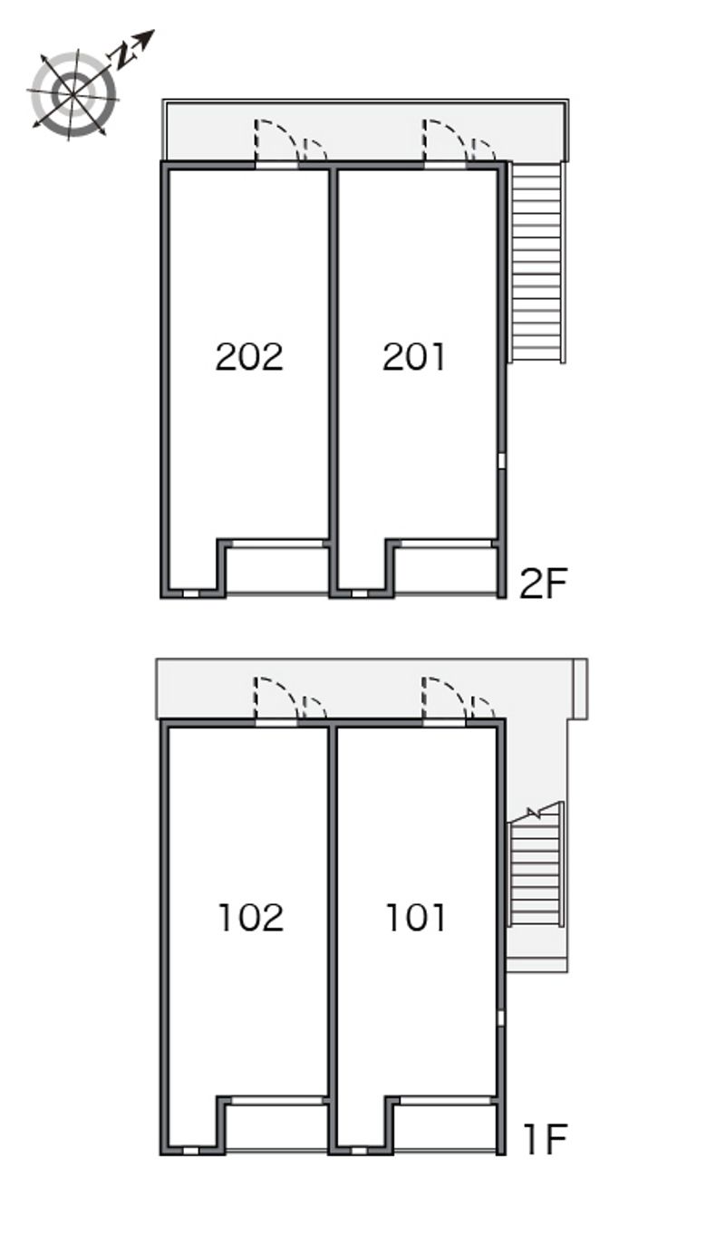 レオネクストグレイス紫蘭Ⅰ 間取り配置図