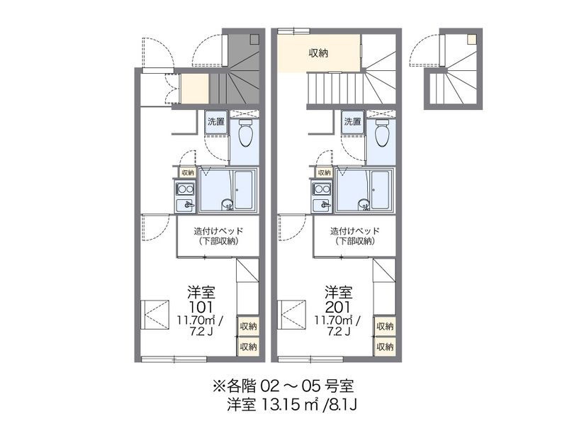 レオパレスＯＫＡＤＡ 間取図