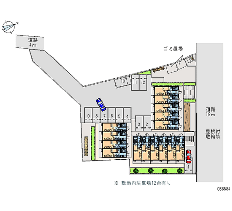 38584 Monthly parking lot