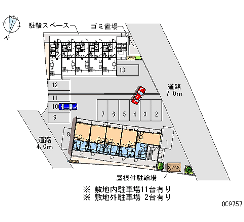 09757月租停車場