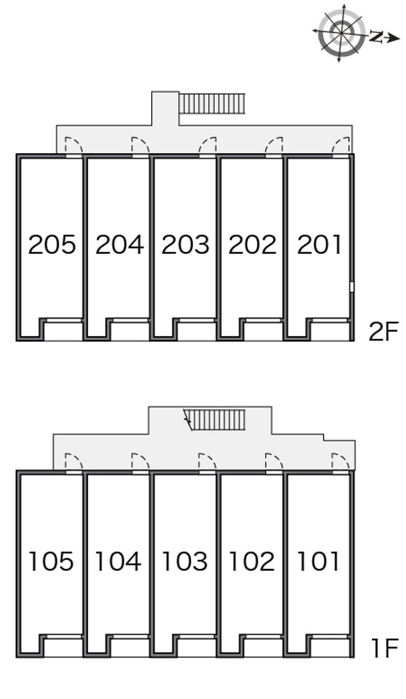 レオネクストユミィ 間取配置図