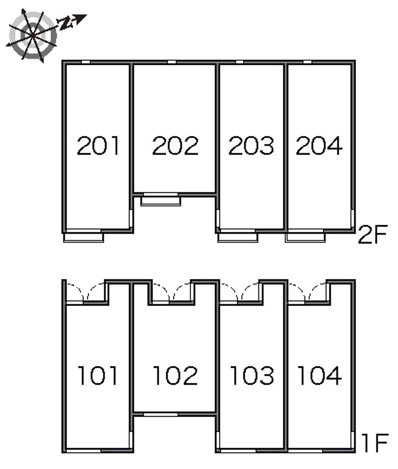 レオネクスト六番館 間取配置図