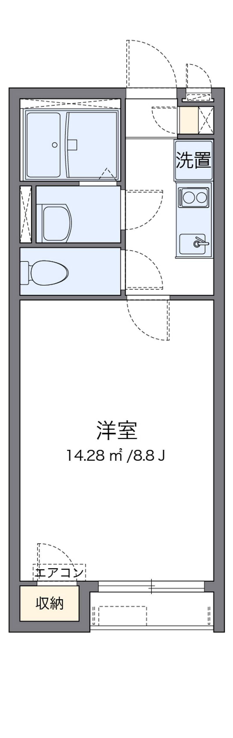 クレイノトウィンクルＤ 間取図