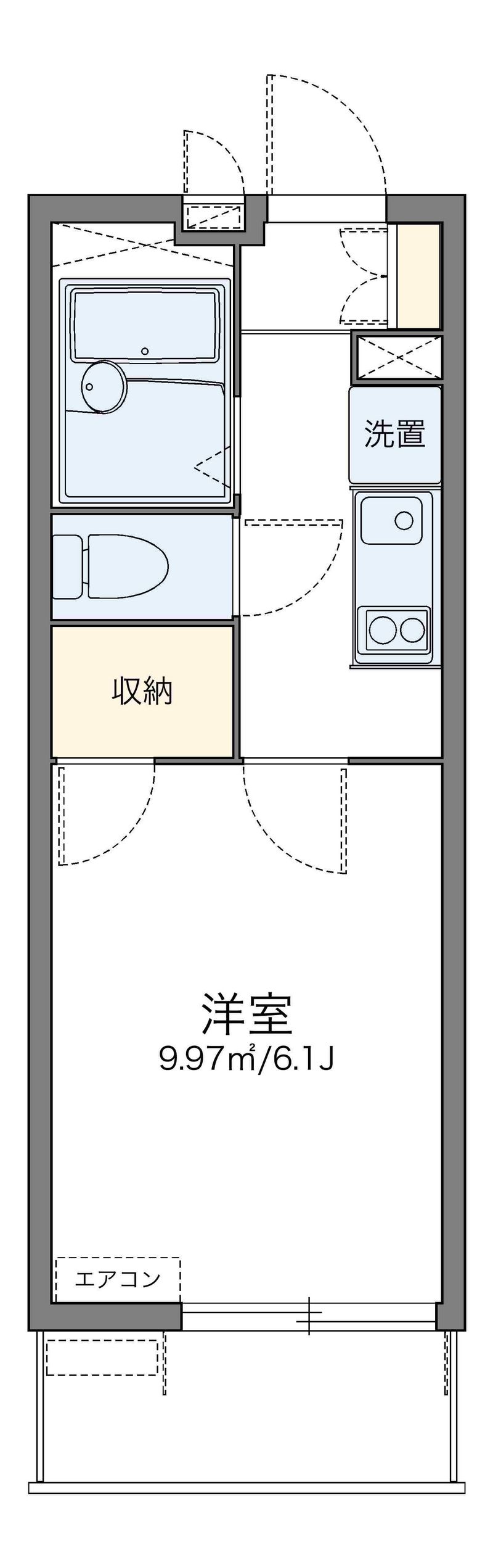レオパレスＫ＆ＪＵＮ 間取図