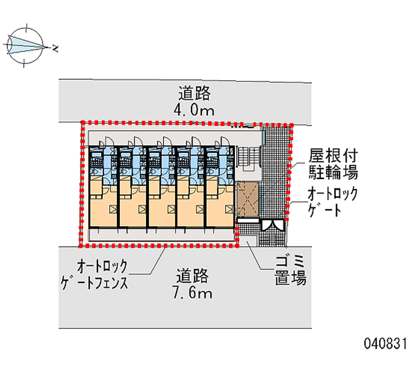 leopalace Hikawadai Sakura Garden Sơ đồ khu đất