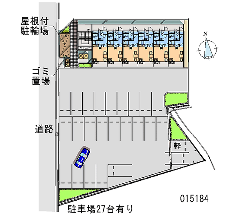 レオパレスボヌール 月極駐車場