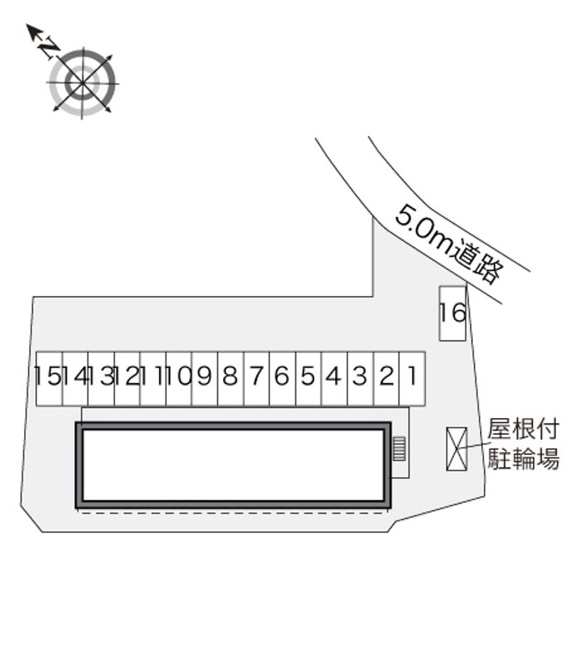 レオパレスりん 配置図