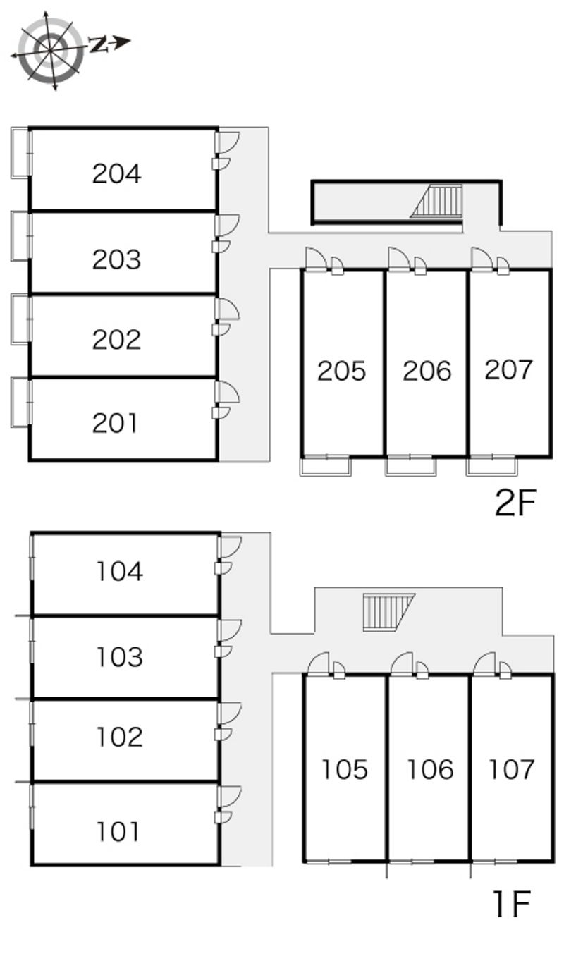 レオパレスＥｘｐｒｅｓｓ 間取配置図