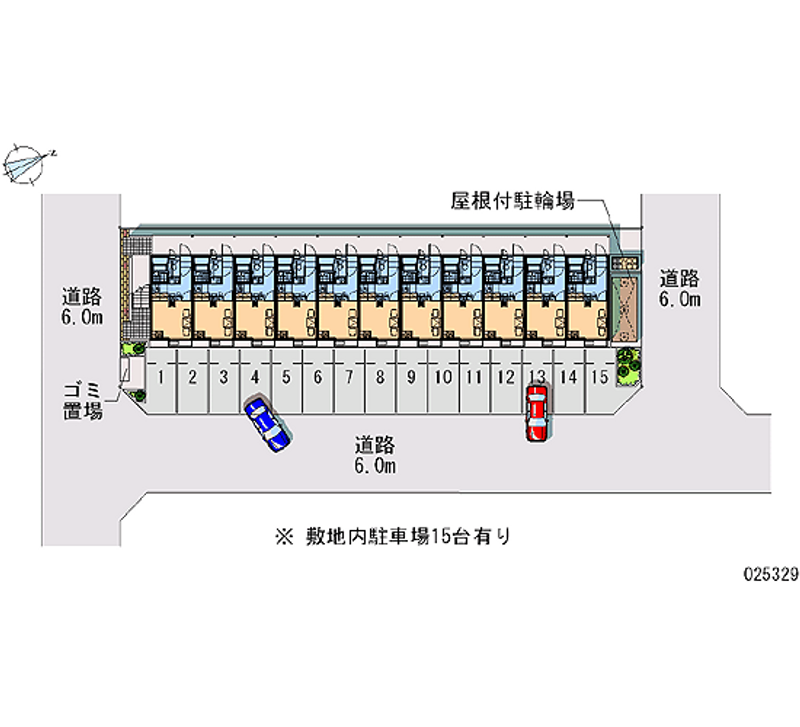 レオパレスみはる 月極駐車場