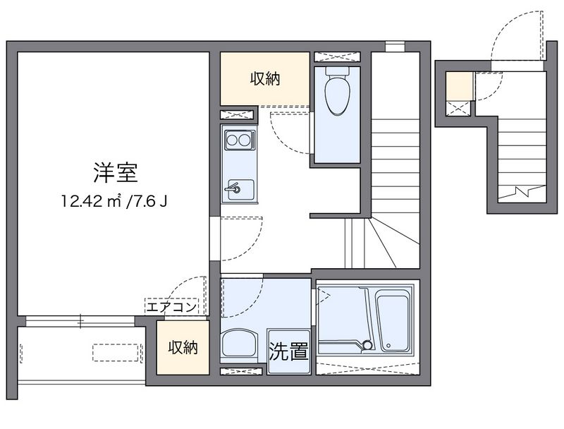 クレイノやよい 間取図