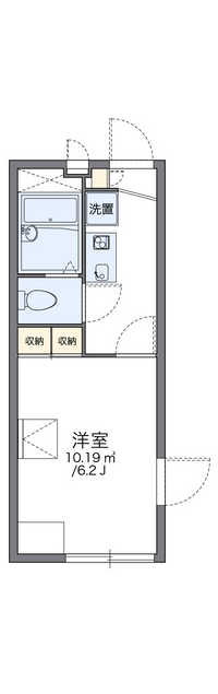 レオパレスハピネス 間取り図