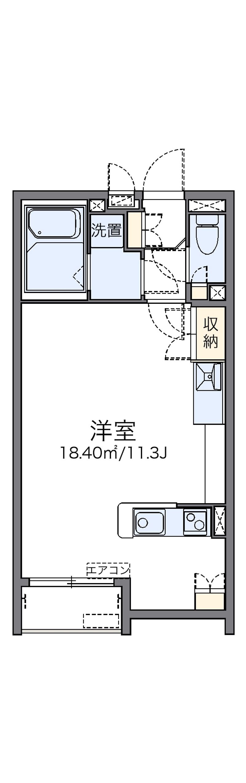 レオネクストベルジュ 間取図