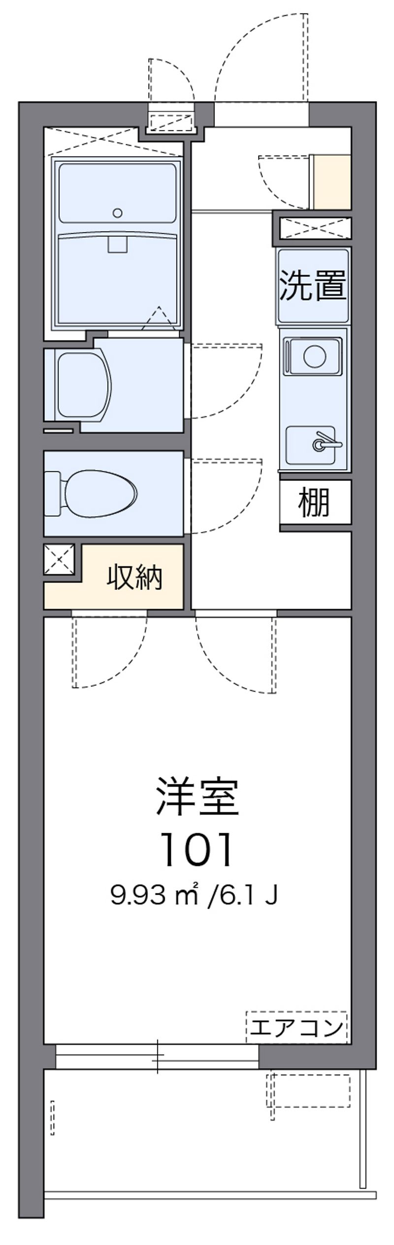 ヴィアロ大田中央レジデンス 間取図