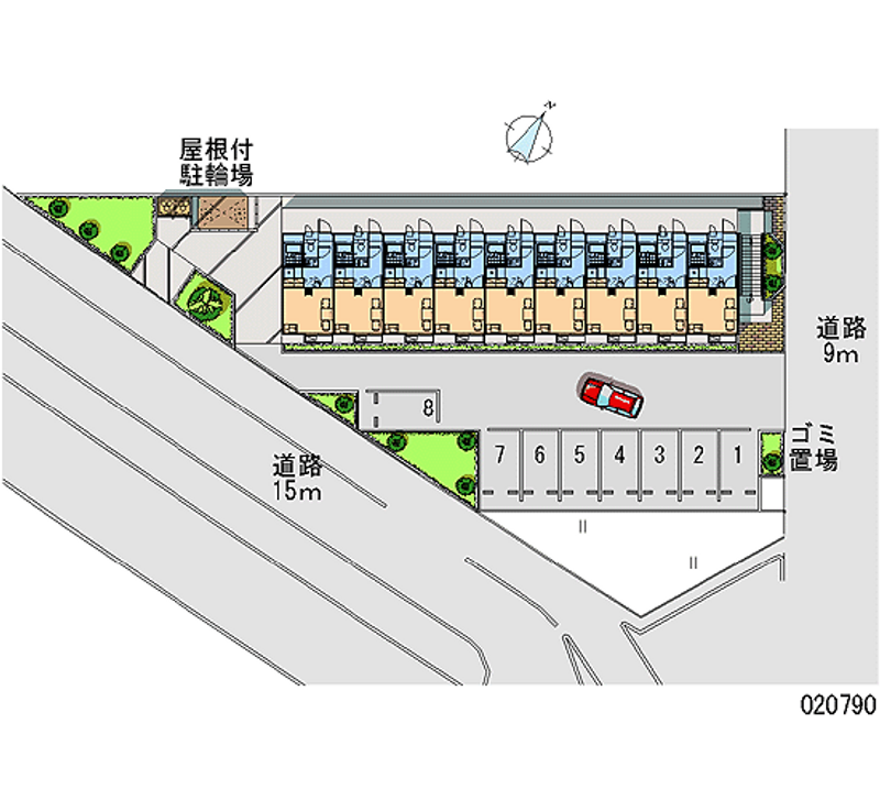 20790 Monthly parking lot