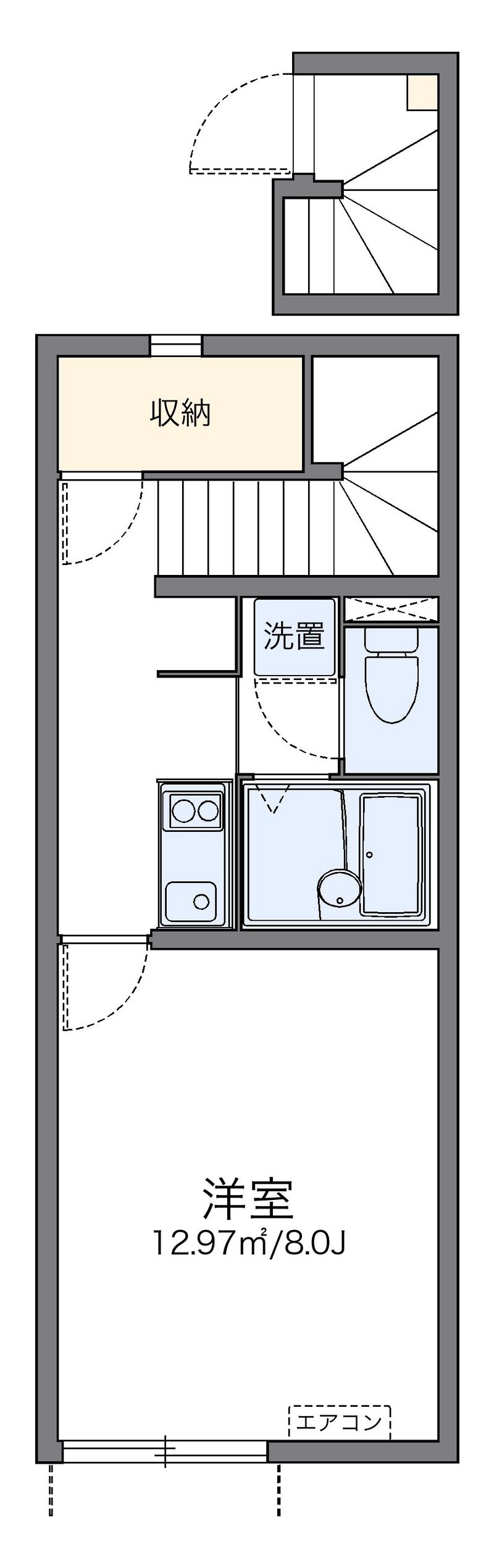 レオネクストＲＹＵＳＥＩ 間取図