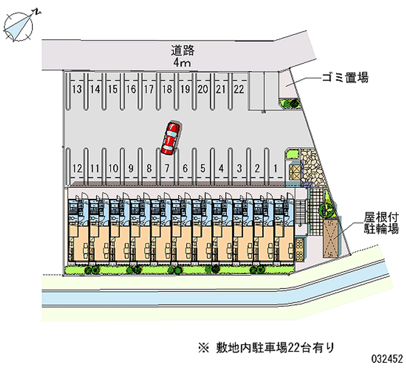 32452 Monthly parking lot