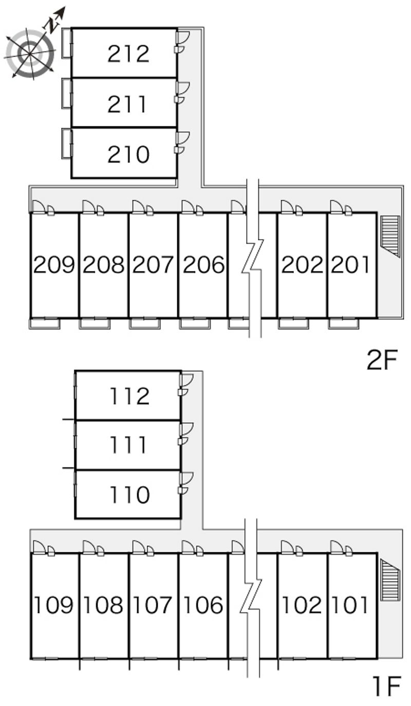 レオパレスＩＴＯＹＯＮＥ 間取配置図