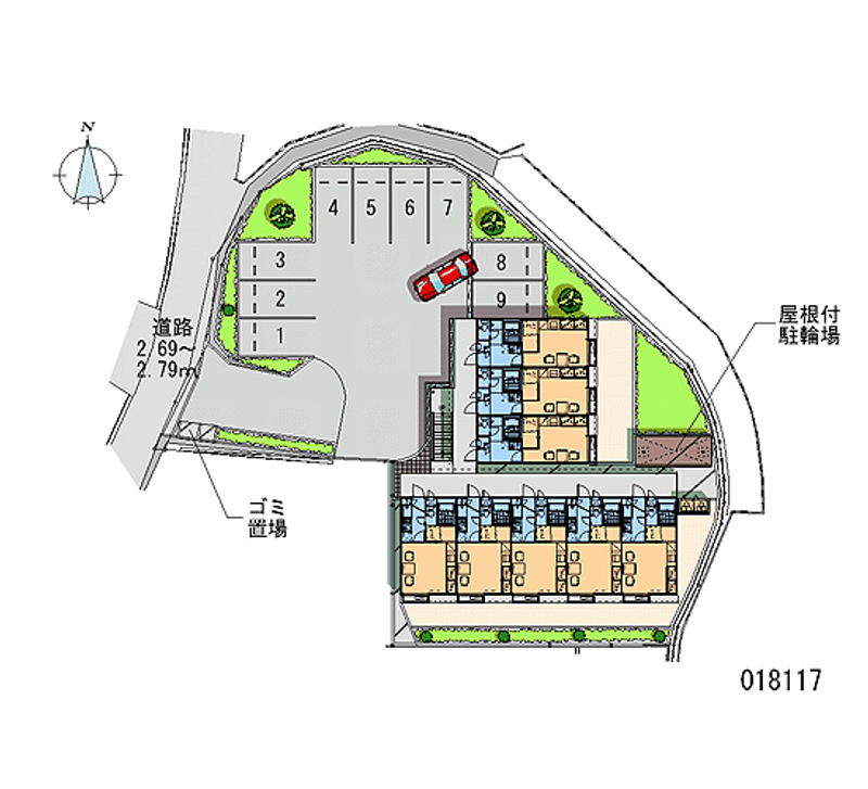 18117月租停車場