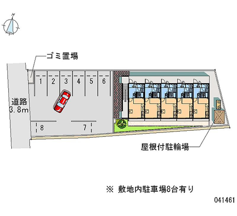 41461 Monthly parking lot