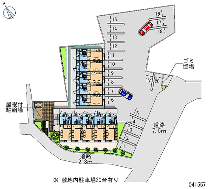 41557 Monthly parking lot