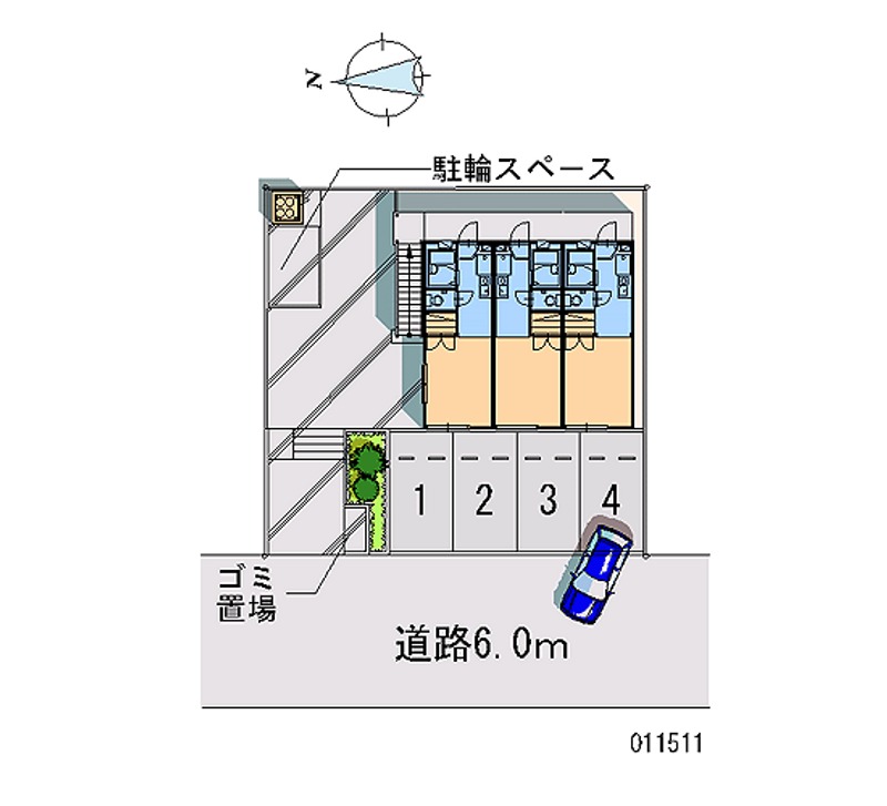 レオパレスタイノハタ 月極駐車場